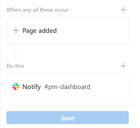 how to call Slack from Notion automation